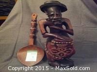 Wood Drummer and Spoon
