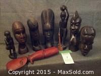 African Wood Figurines