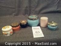 Collection of Cosmetic Jars
