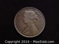 Very High Grade Nova Scotia 1864 Large Cent Coin