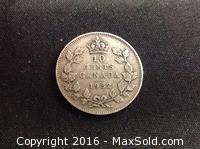 Higher Grade 1932 Canadian 10 Cent Coin Of Canada 