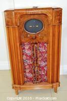 Vintage Marconi Radio Receiver in Cabinet-C