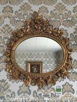 Rococo Style Carved Mirror -B 