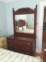 Victorian Mirrored Dresser -C