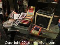 Sears 8 Track Player and Tapes and CDs