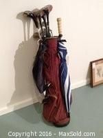 Golf Clubs With Golf Bag - B