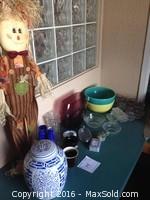 Decorative Lot Vases, Glasses, and more!