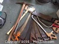 Multiple Saws, Ax, Pick