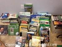 Huge Book Collection - includes golf books by Arnold Palmer, Nicholson, and more!