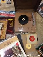 LP Record Player and Records
