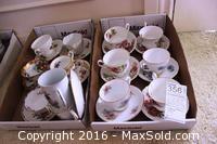 Tea Cups and Saucers - A