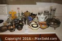 Salt And Peppers, Canisters, Tea Pots And More B