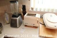Blender, Toaster, Knife Block, Grill And More B