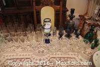 Wine Decanters, Drinking Glasses, Dessert Dishes B