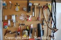 Tools And Peg Board - A