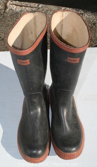 CEBO Sanitized Rubber Boots B Auction 