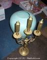 Brass Candle Holder And Vase