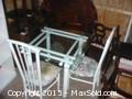 Glass Table And Chair Set