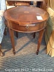   Oval Side Table