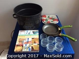 Canning Pot & Misc Kitchenware 