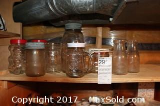 Glass Jars And Bottles - B