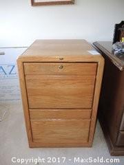 Wooden File Cabinet -C
