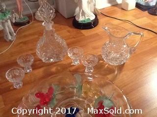 Crystal Decanters Etc