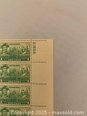 MaxSold Auction: 1936/1937 Army/Navy Issue Stamp Block with Plate Number - Maple Shade (New Jersey, USA) SELLER MANAGED Downsizing Online Auction - Martin Avenue