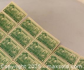 MaxSold Auction: 1936/1937 Army/Navy Issue Stamp Block with Plate Number - Maple Shade (New Jersey, USA) SELLER MANAGED Downsizing Online Auction - Martin Avenue