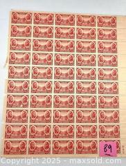 MaxSold Auction: 1936/1937 Army/Navy Issue Stamp Block with Plate Number  - Maple Shade (New Jersey, USA) SELLER MANAGED Downsizing Online Auction - Martin Avenue