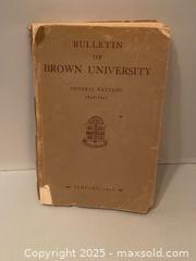 MaxSold Auction: 1946-47 The Bulletin of Brown University - Maple Shade (New Jersey, USA) SELLER MANAGED Downsizing Online Auction - Martin Avenue