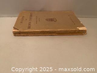 MaxSold Auction: 1946-47 The Bulletin of Brown University - Maple Shade (New Jersey, USA) SELLER MANAGED Downsizing Online Auction - Martin Avenue