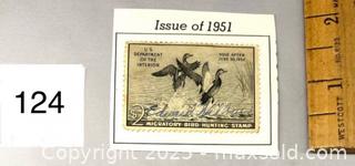 MaxSold Auction: 1951 Federal Duck Hunting Permit Stamp - Maple Shade (New Jersey, USA) SELLER MANAGED Downsizing Online Auction - Martin Avenue
