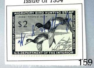 MaxSold Auction: 1954 Federal Duck Hunting Permit Stamp - Maple Shade (New Jersey, USA) SELLER MANAGED Downsizing Online Auction - Martin Avenue