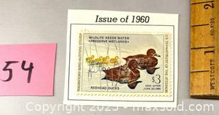 MaxSold Auction: 1960 Federal Duck Hunting Permit Stamp - Maple Shade (New Jersey, USA) SELLER MANAGED Downsizing Online Auction - Martin Avenue