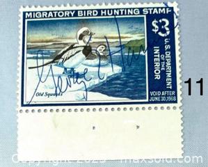 MaxSold Auction: 1967 Federal Duck Hunting Permit Stamp - Maple Shade (New Jersey, USA) SELLER MANAGED Downsizing Online Auction - Martin Avenue