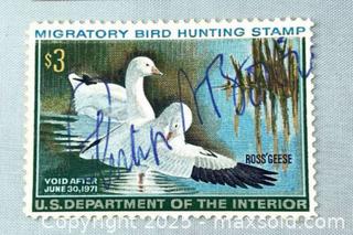 MaxSold Auction: 1970 Federal Duck Hunting Permit Stamp - Maple Shade (New Jersey, USA) SELLER MANAGED Downsizing Online Auction - Martin Avenue