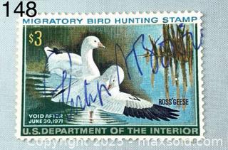 MaxSold Auction: 1970 Federal Duck Hunting Permit Stamp - Maple Shade (New Jersey, USA) SELLER MANAGED Downsizing Online Auction - Martin Avenue