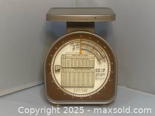 MaxSold Auction: 1972 Pelouze Postal Scale - Maple Shade (New Jersey, USA) SELLER MANAGED Downsizing Online Auction - Martin Avenue