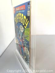 MaxSold Auction: 1977 DC Superboy Comic Book with Stand - Maple Shade (New Jersey, USA) SELLER MANAGED Downsizing Online Auction - Martin Avenue
