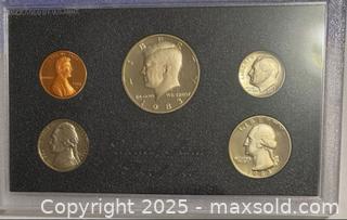 MaxSold Auction: 1983-S US Coin Proof Set - Maple Shade (New Jersey, USA) SELLER MANAGED Downsizing Online Auction - Martin Avenue