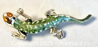 MaxSold Auction: A Pair of Salamander Pins - Maple Shade (New Jersey, USA) SELLER MANAGED Downsizing Online Auction - Martin Avenue