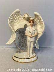 MaxSold Auction: Bradford Exchange Angel of Compassion Nurse Figurine - Maple Shade (New Jersey, USA) SELLER MANAGED Downsizing Online Auction - Martin Avenue
