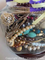 MaxSold Auction: Costume and Vintage Jewelry Filled Jar - Maple Shade (New Jersey, USA) SELLER MANAGED Downsizing Online Auction - Martin Avenue