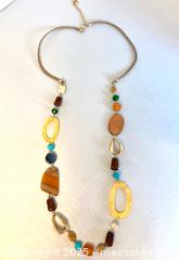 MaxSold Auction: Dangling Necklace with Gemstones - Maple Shade (New Jersey, USA) SELLER MANAGED Downsizing Online Auction - Martin Avenue