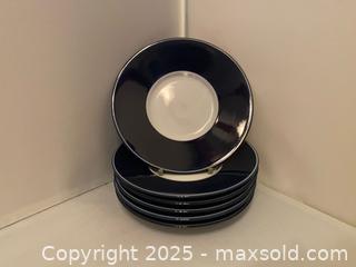 MaxSold Auction:  Dansk Concerto Adagio Royal Blue Appetizer Plates - Maple Shade (New Jersey, USA) SELLER MANAGED Downsizing Online Auction - Martin Avenue