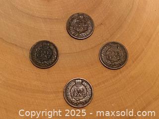 MaxSold Auction: Four Indian Head Pennies - Maple Shade (New Jersey, USA) SELLER MANAGED Downsizing Online Auction - Martin Avenue