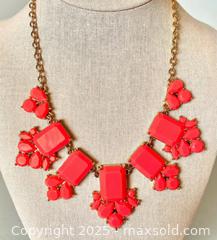 MaxSold Auction: Kate Spade Melon Colored Statement Necklace - Maple Shade (New Jersey, USA) SELLER MANAGED Downsizing Online Auction - Martin Avenue