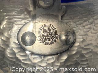 MaxSold Auction: MCM Japanese Silver Tone with Blue Aluminum Teapot - Maple Shade (New Jersey, USA) SELLER MANAGED Downsizing Online Auction - Martin Avenue