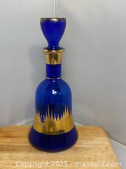 MaxSold Auction: MCM Rossini Genuine Empoli Glass Blue Decanter and Glasses - Maple Shade (New Jersey, USA) SELLER MANAGED Downsizing Online Auction - Martin Avenue